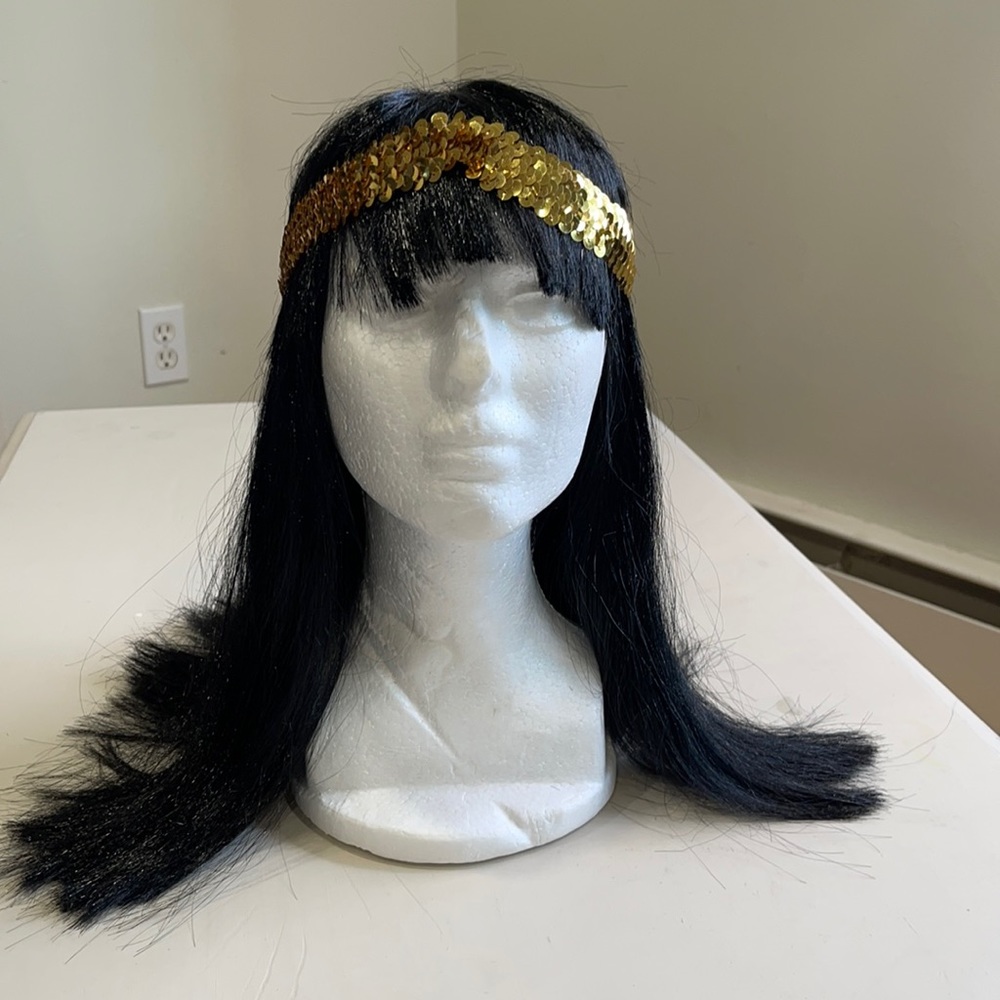 Cleópatra Halloween Queen of the Nile Wig